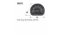 00475 BBQ Heat Indicator - Sterling, Broil King