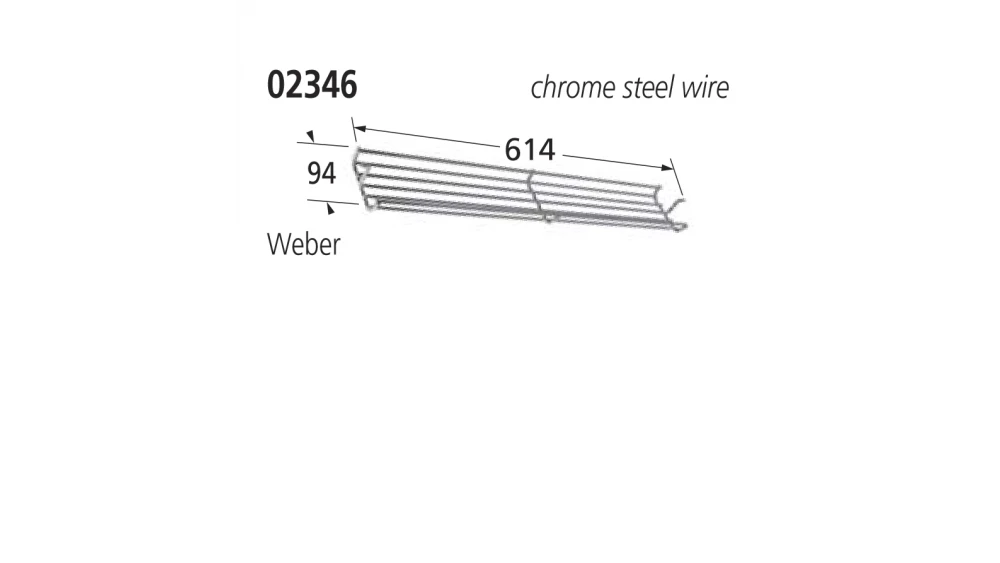 02346 BBQ Cradle Rack - Weber 1 02346 BBQ Cradle Rack - Weber