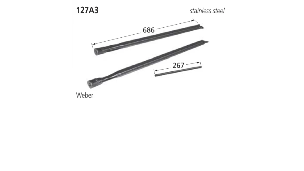 127A3 BBQ Burner - Weber 1 127A3 BBQ Burner - Weber
