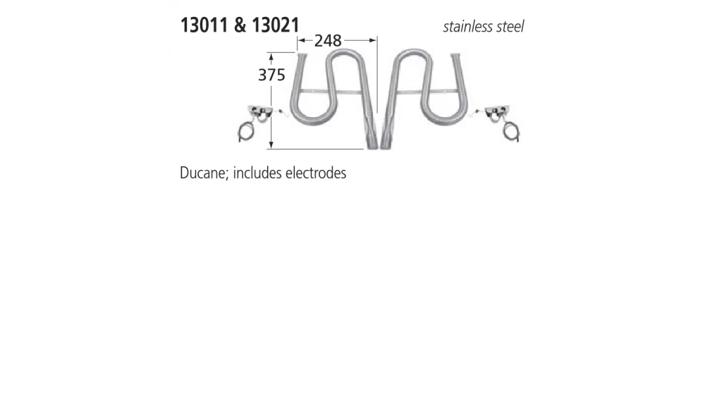 13011 BBQ Left Burner - Ducane 1 13011 BBQ Left Burner - Ducane
