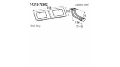 14212-78202 BBQ Burner - Broil King