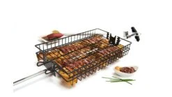 Grill Pro Deluxe Non-Stick Flat Spit Basket -BBQs Grill Shop 24785203 1000x563 1