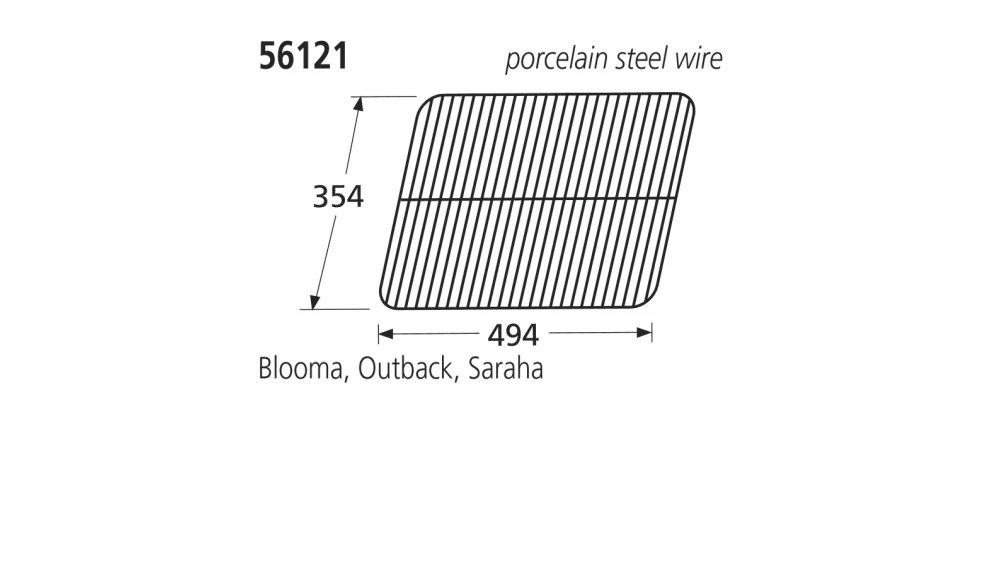 56121 BBQ Grill - Sahara/Outback/Blooma 1 56121 BBQ Grill - Sahara/Outback/Blooma