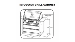 Napoleon Oasis 200 - LEX605 - Island Gas BBQ -BBQs Grill Shop 60520grill20cabinet 1000x563 1