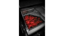 Napoleon Charcoal Smoker Tray - 67732 -BBQs Grill Shop 67731 smoker charocal tray in use napoleon grills 1000x563 1
