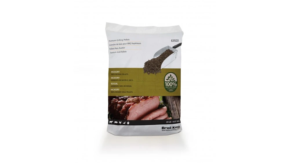 Broil King Hickory Wood Pellets 9kg - 63920 1 Broil King Hickory Wood Pellets 9kg - 63920