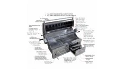 Sunstone 42" Gas Hybrid Dual Zone Built In BBQ -BBQs Grill Shop EMCHDZ42 9 1000x563 1