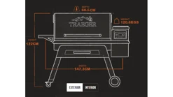 Traeger - Timberline D2 1300 Pellet BBQ - Free Cover 22 Traeger - Timberline D2 1300 Pellet BBQ - Free Cover -BBQs Grill Shop Exterior20Dimensions 1000x563 1