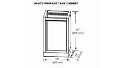 Napoleon Oasis 400 - PRO825 - Island Gas BBQ - Free Rotisserie -BBQs Grill Shop IM UTC20PROPANE20TANK20CABINET 1000x563 1