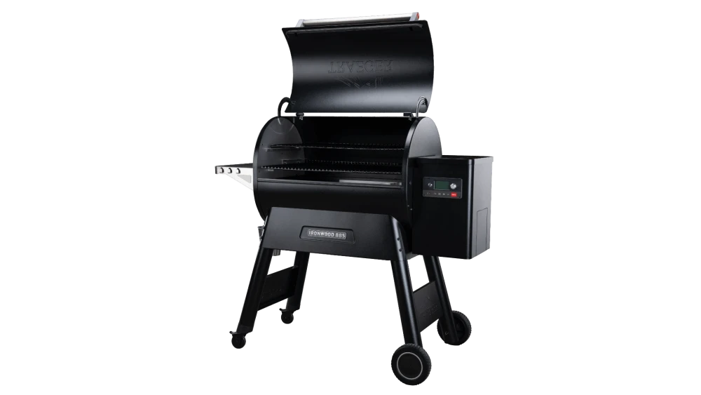 Traeger - Ironwood D2 885 Pellet BBQ - Free Cover And Front Folding Shelf 4 Traeger - Ironwood D2 885 Pellet BBQ - Free Cover And Front Folding Shelf - Image 4