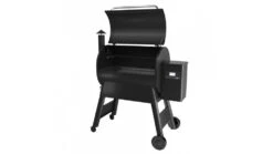 Traeger - Pro D2 780 Pellet BBQ - Free Cover & Folding Front Shelf -BBQs Grill Shop P78020Blck Lid20Opened 1000x563 1