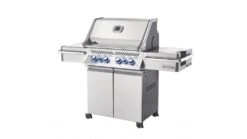 Napoleon Prestige PRO500RSIBNSS-3-GB Natural Gas BBQ - Free Rotisserie And Cover -BBQs Grill Shop PRO500 1 RSIB Angle Closed Lights On napoleon 1000x563 2