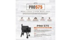 Traeger - Pro D2 575 Pellet BBQ - Free Cover & Folding Front Shelf 11 Traeger - Pro D2 575 Pellet BBQ - Free Cover & Folding Front Shelf -BBQs Grill Shop Pro575 capture 1000x563 1