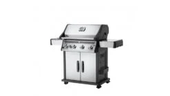 Napoleon Rogue RXT525SIBPSS-1-GB Gas BBQ - Free Cover & Accessories -BBQs Grill Shop Rogue R525SIB Prod Ang SS LidClsd ShlfUp DrsClsd SBClsd 1000x563 1