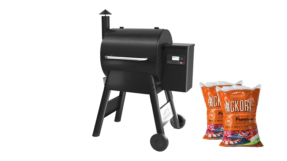Traeger - Pro D2 575 Pellet BBQ - Free Cover & Folding Front Shelf 1 Traeger - Pro D2 575 Pellet BBQ - Free Cover & Folding Front Shelf