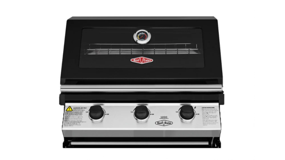 Beefeater 1200E Built In 3 Burner Gas BBQ 1 Beefeater 1200E Built In 3 Burner Gas BBQ
