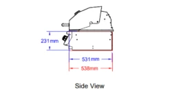 Bull Angus Built In LPG Gas BBQ -BBQs Grill Shop bull angus side view 1000x563 1
