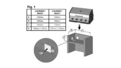 Cadac Meridian 4 Burner Built Gas BBQ -BBQs Grill Shop dimensions built in 3 1000x563 1