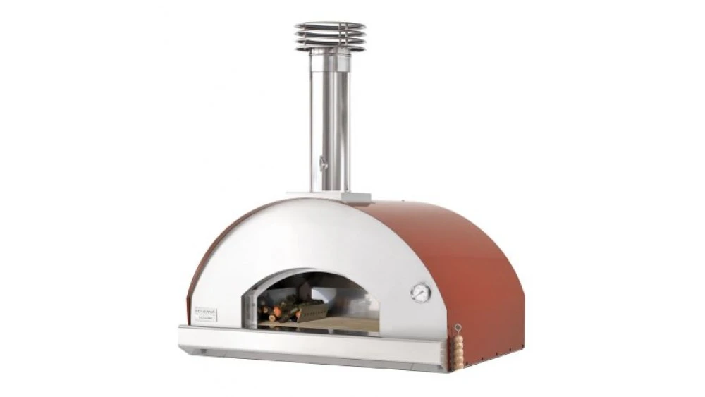 Fontana - Mangiafuoco Built In Wood Pizza Oven - Rosso 1 Fontana - Mangiafuoco Built In Wood Pizza Oven - Rosso