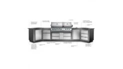 Napoleon Oasis 400 - PRO825 - Island Gas BBQ - Free Rotisserie -BBQs Grill Shop oasis example img 1000x563 1