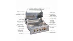 Sunstone Ruby Series 5 Burner Built In Gas BBQ -BBQs Grill Shop ruby5b 1 1000x563 1
