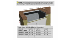 Sunstone Ruby Series 5 Burner Built In Gas BBQ -BBQs Grill Shop sunstone ruby installation 1 1000x563 2